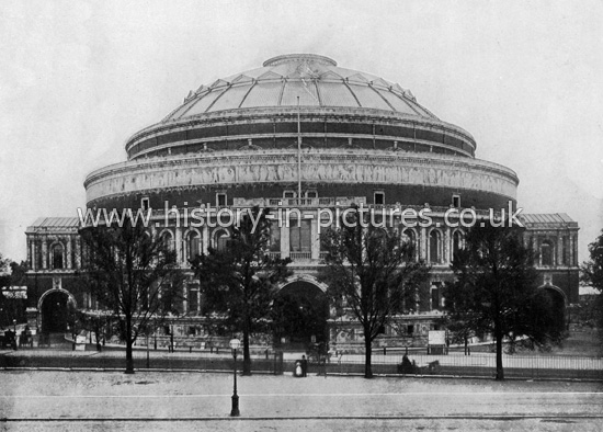 Royal Albert Hall Kensington, London. c.1890's.